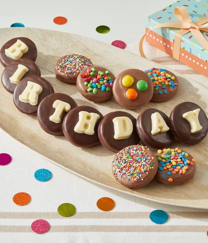 Birthday Chocolate Covered OREO® Cookies - 14 Pieces image