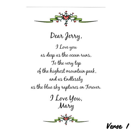 Endless Love Personalized Message in a Bottle image