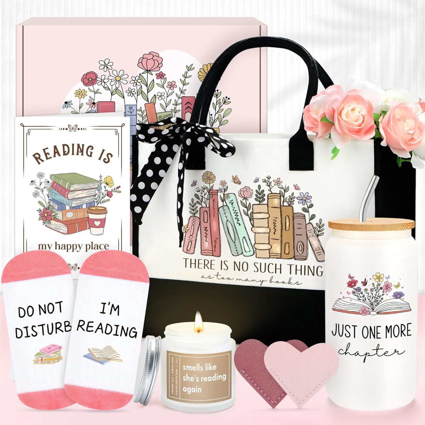 Book Lovers Tote Gift Set