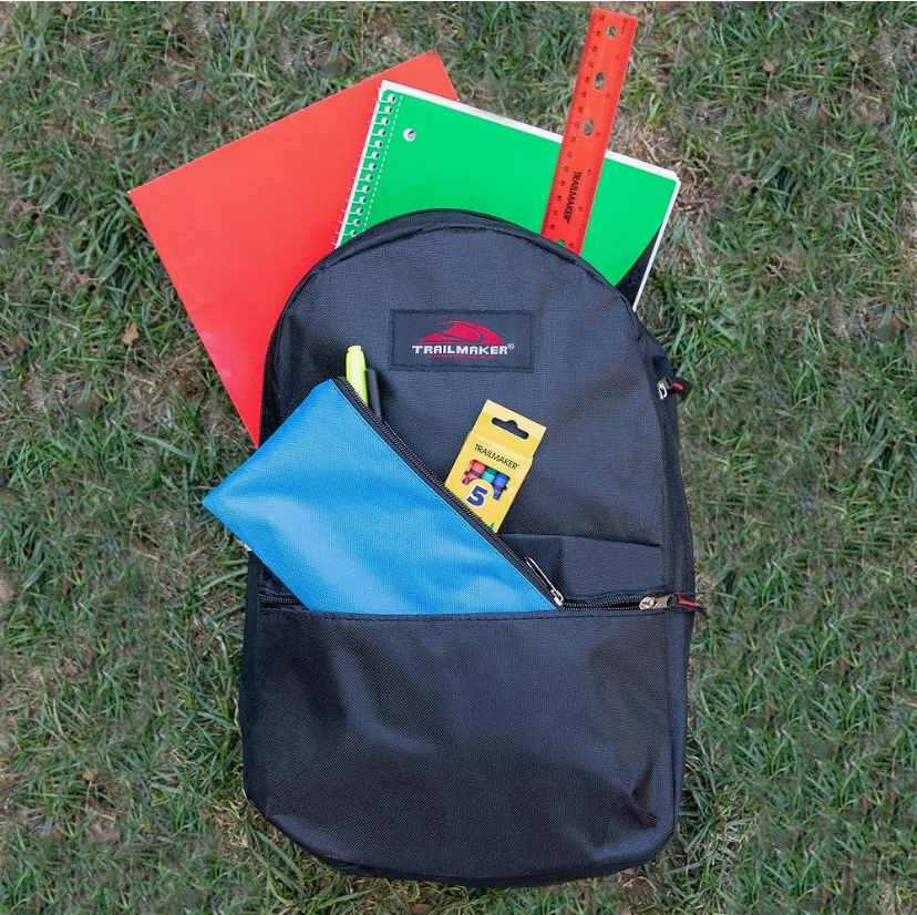 17 " Backpack with School Supplies for Kids - 20 Piece  - 4 Colors image