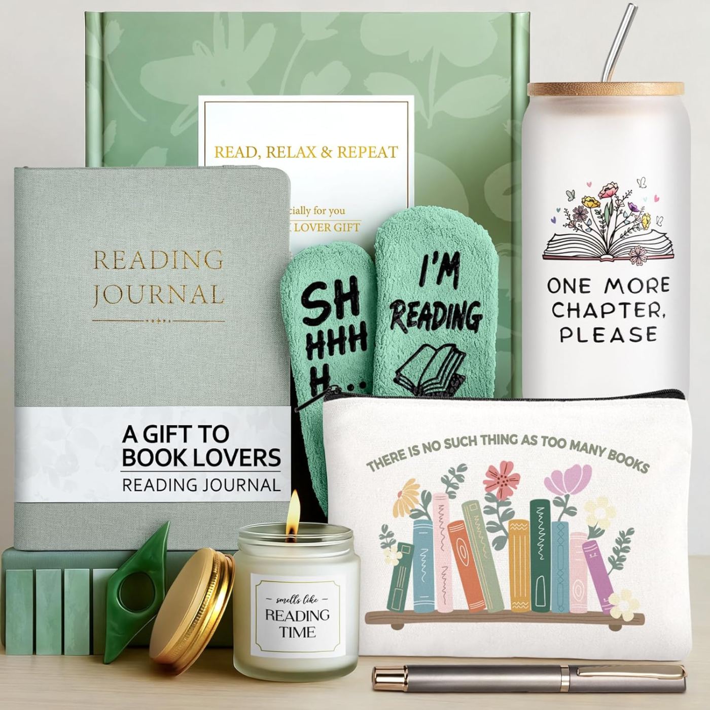 Bookworm Gift Set- Green
