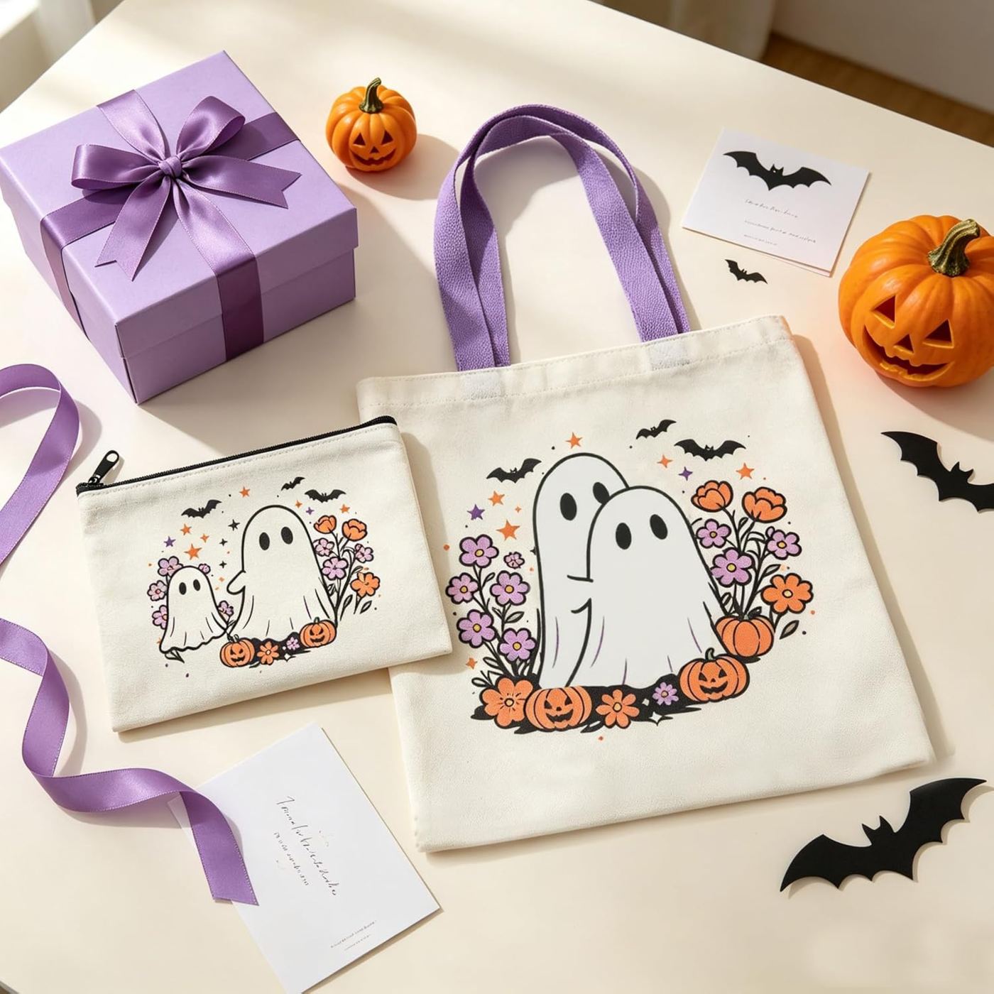 Halloween Theme 10 piece Gift Tote Set image