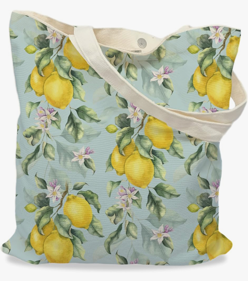 Double Sided Print Canvas Tote Bags - 10 Designs