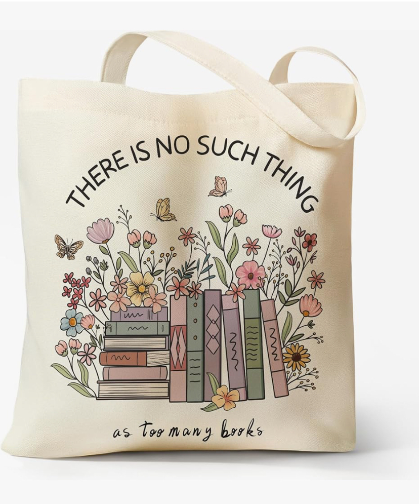 Cute Aesthetic Canvas Totes with snap and Zipper Pocket - 20 Designs image