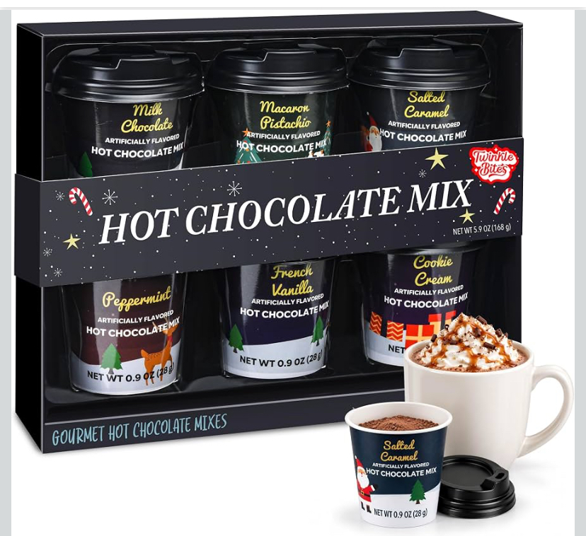 Christmas Hot Chocolate Gift Set - 6 Assorted Hot Cocoa Mix image
