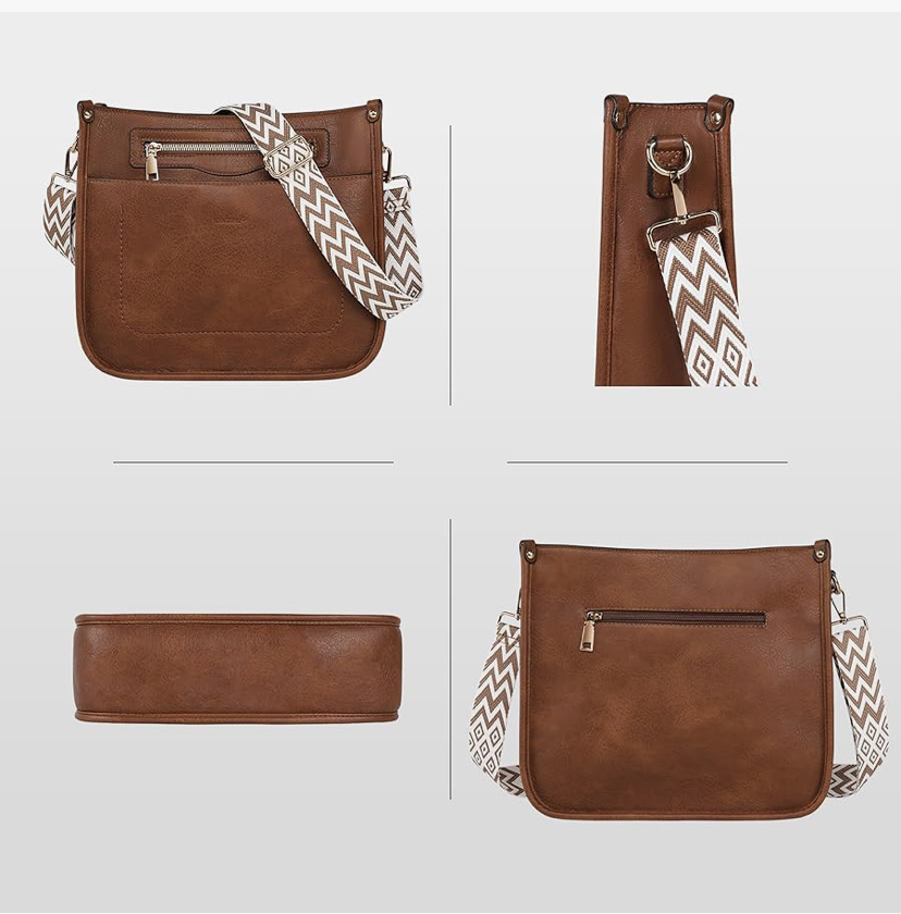 Hobo Travel Purse Multi-Pocket Trendy Handbag- 7 Colors image
