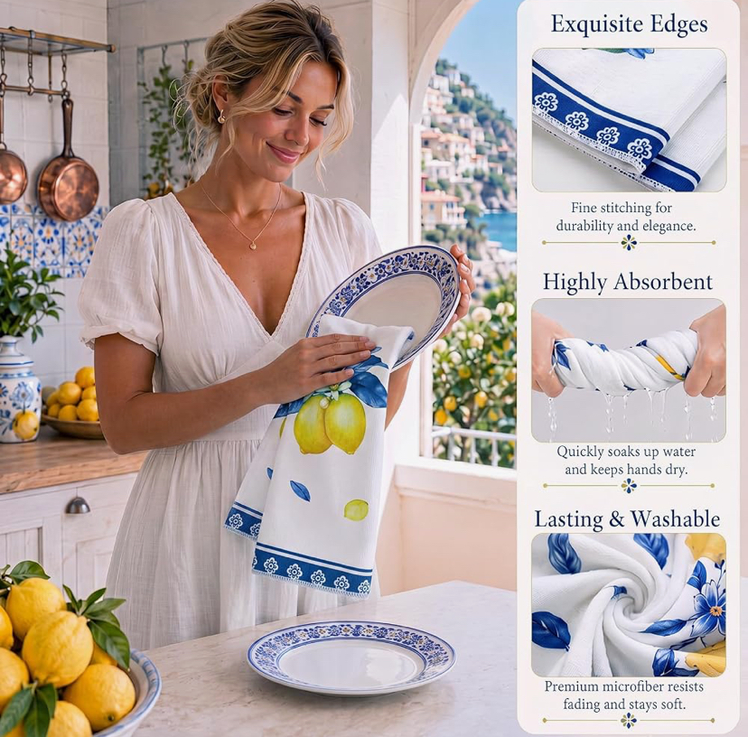 A Taste of Italy 7 Piece Lemon Tote Gift Set image