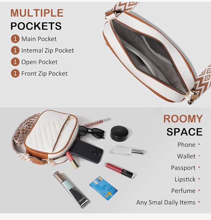 Purse Cross Body Bag - 4 Colors image