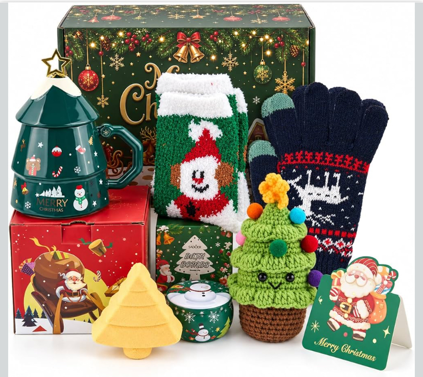 Merry Christmas Tree Mug Gift Set image