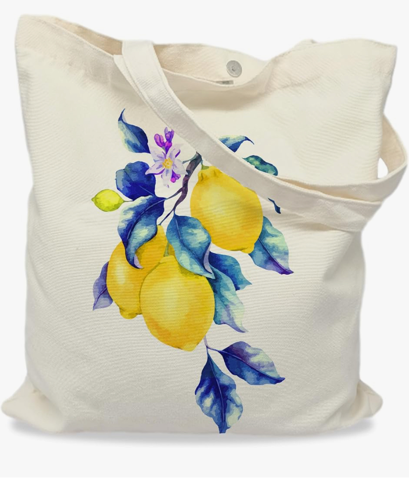 Double Sided Print Canvas Tote Bags - 10 Designs image