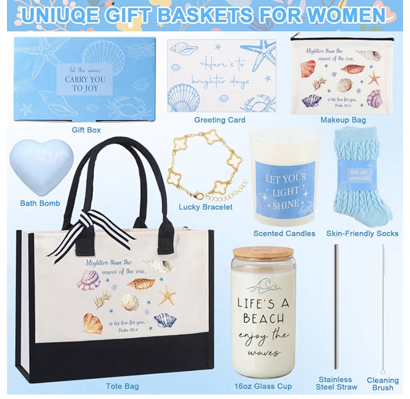 Life's A Beach Enjoy The Waves Gift Box image