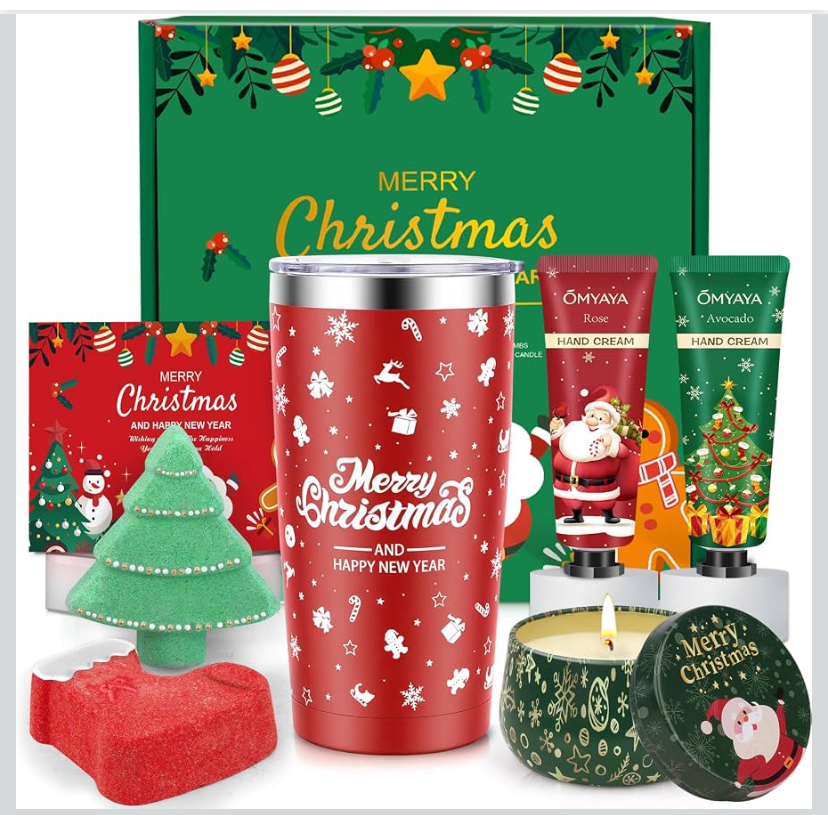 Merry Christmas and Happy New Year Tumbler Gift Set image