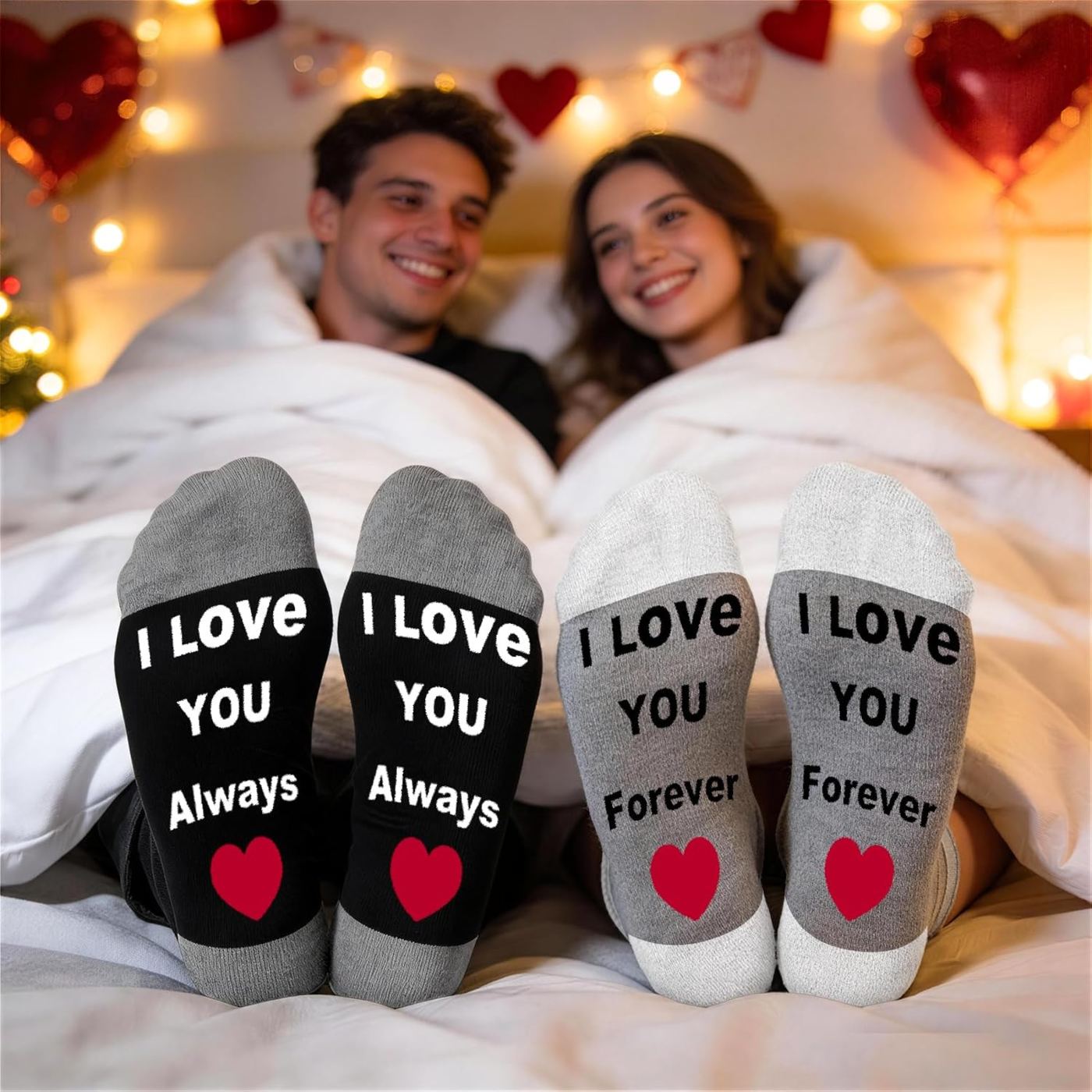 Mr and Mrs Right  I Love You Forever Tumbler Gift Box image