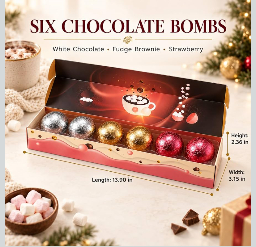 Hot Chocolate Bombs Marshmallow - Choice of 2 boxes image