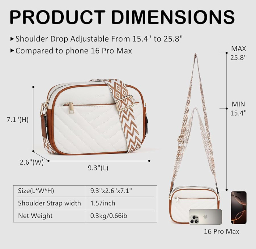 Purse Cross Body Bag - 4 Colors image