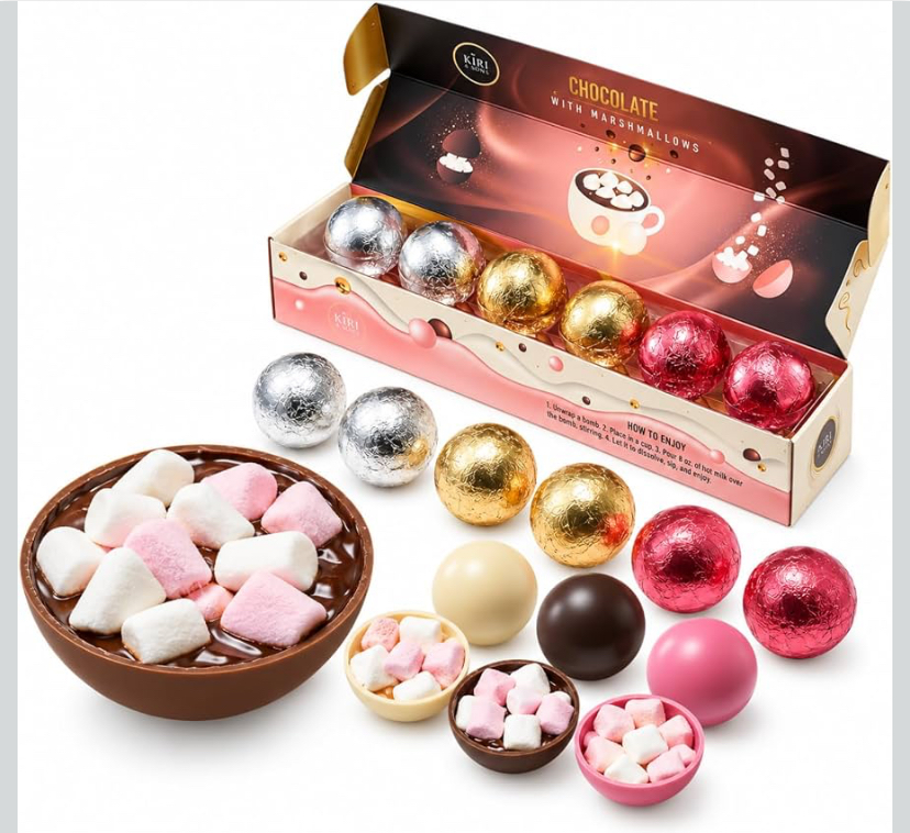 Hot Chocolate Bombs Marshmallow - Choice of 2 boxes image