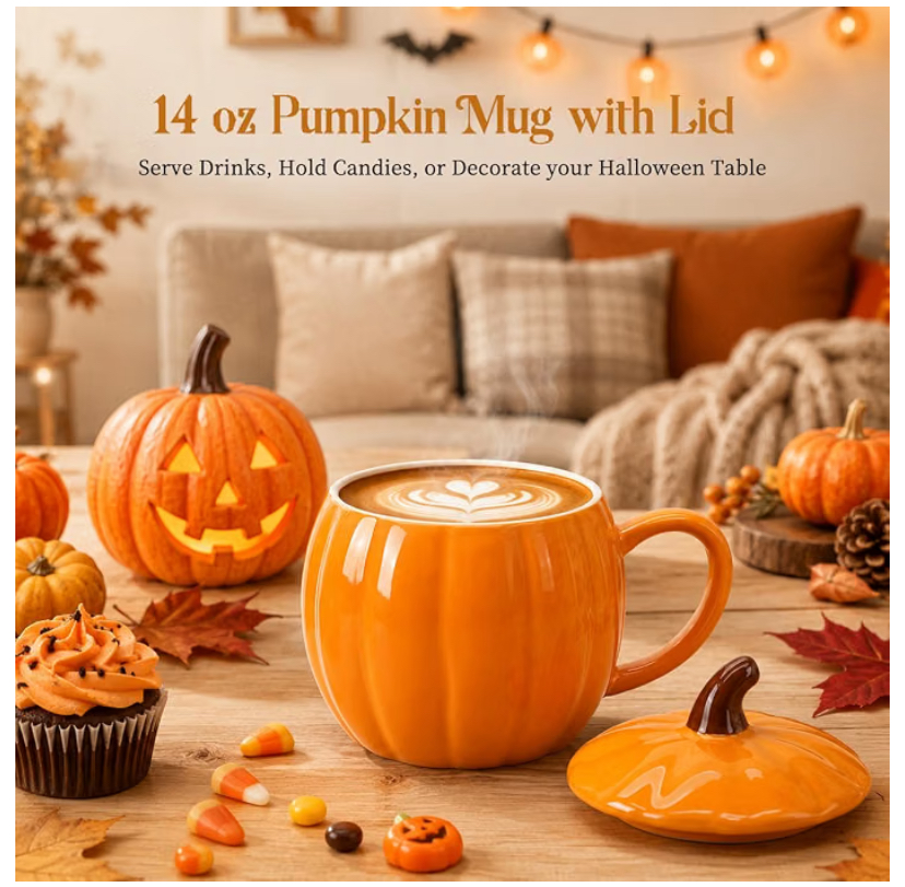 Pumpkin Mug Boo 8 Piece Gift Set image