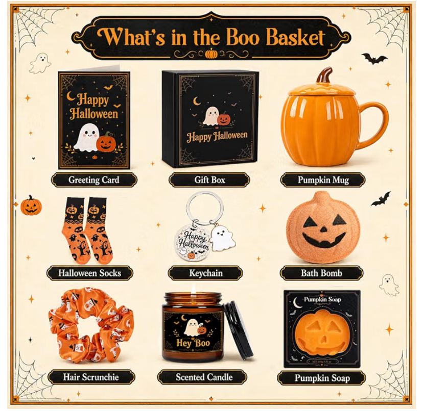 Pumpkin Mug Boo 8 Piece Gift Set image
