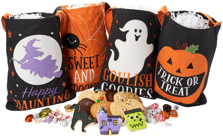 Trick or Treat Halloween Cookie Bag- 4 Bags Themes