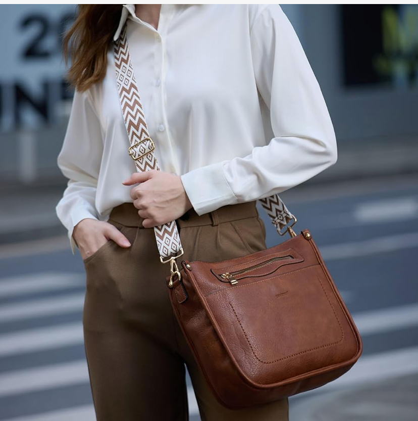 Hobo Travel Purse Multi-Pocket Trendy Handbag- 7 Colors image
