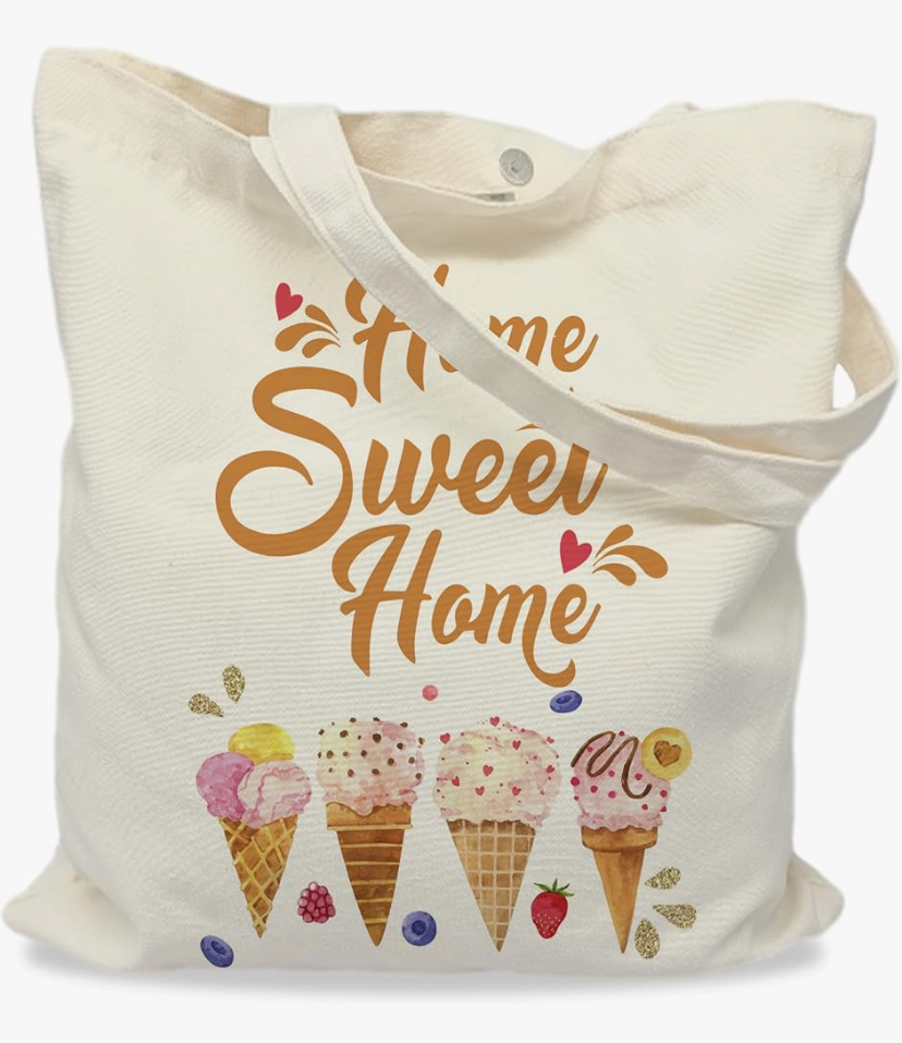 Double Sided Print Canvas Tote Bags - 10 Designs image