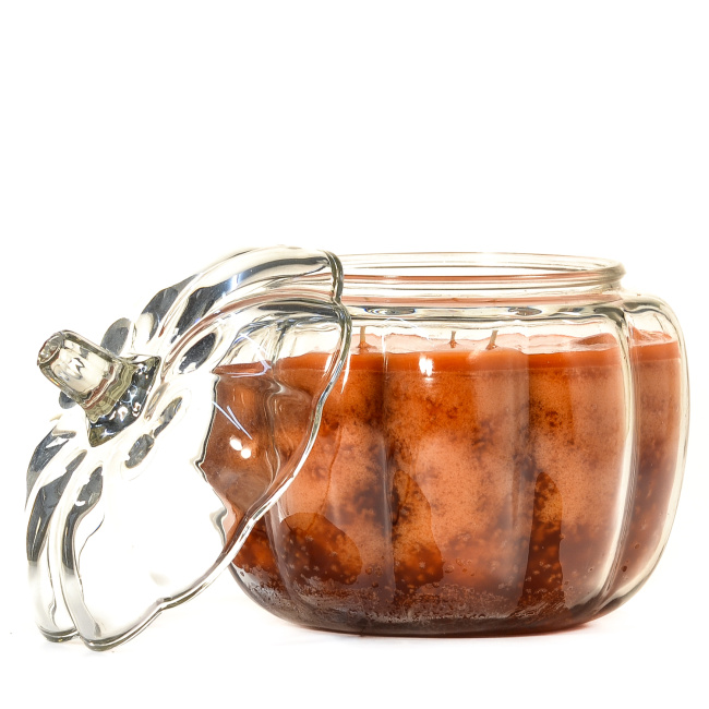 70 oz Pumpkin Shaped Glass Candle 2- Scents image