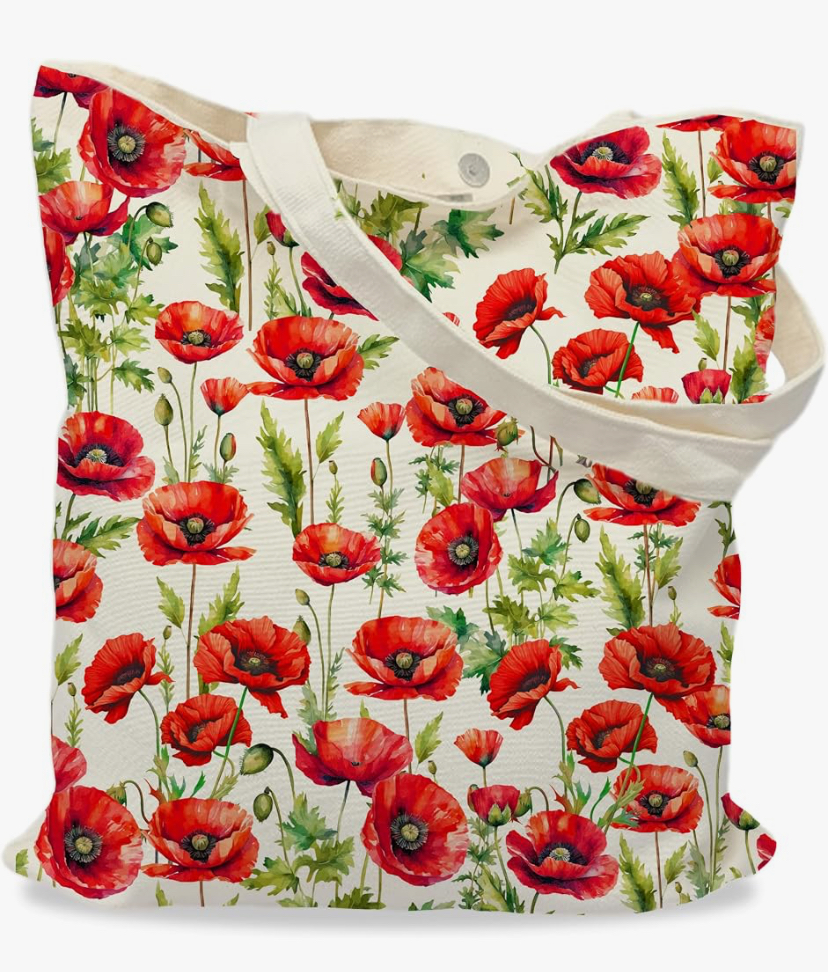 Double Sided Print Canvas Tote Bags - 10 Designs image